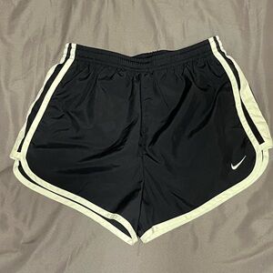 Nike athletic shorts black with light mint green trim size XS women’s